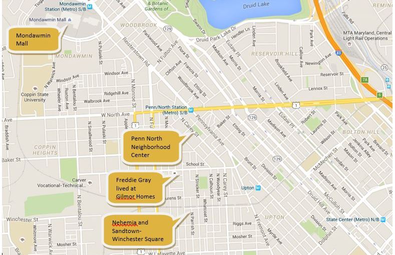 Columbia, Md has deep connections to Freddie Gray’s Sandtown-Winchester ‘hood