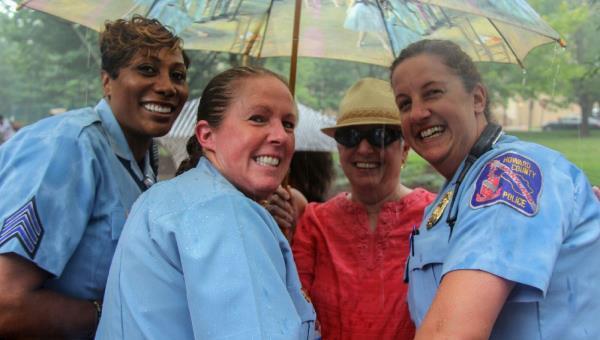 National Night Out rain, HCPD News